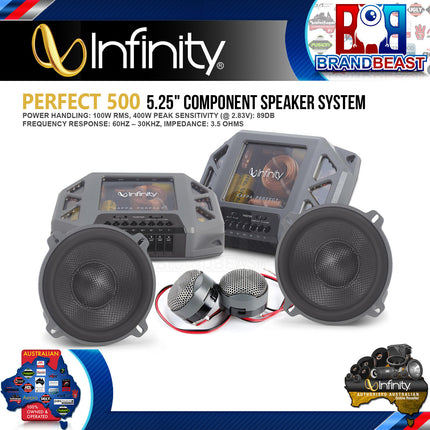 Infinity KAPPAPERFECT500 Perfect 500 5-1/4" Extreme-Performance 2-Way Component System