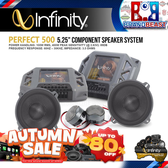 Infinity KAPPAPERFECT500 Perfect 500 5-1/4" Extreme-Performance 2-Way Component System