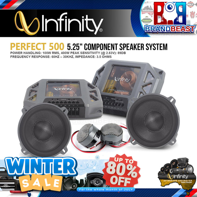 Infinity KAPPAPERFECT500 Perfect 500 5-1/4" Extreme-Performance 2-Way Component System