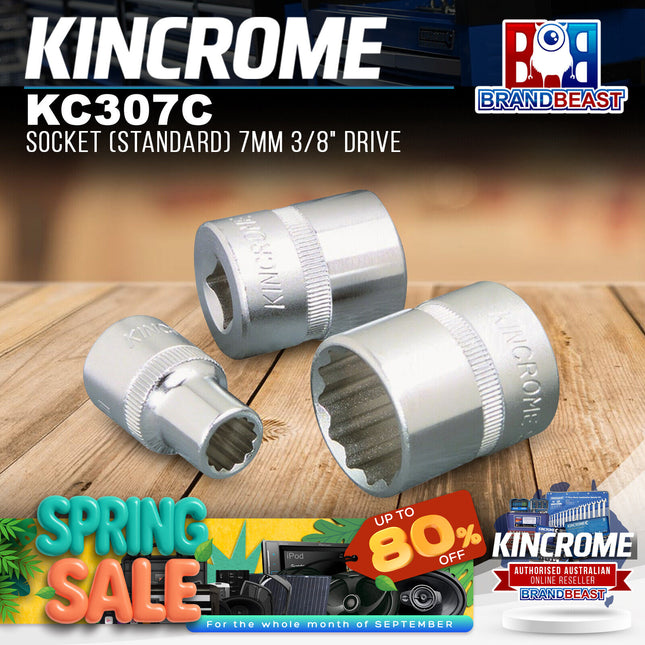 KINCROME KC307C Socket (Standard) 7mm 3/8" Drive