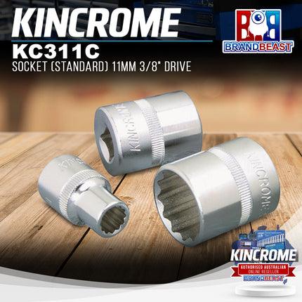 KINCROME KC311C Socket (Standard) 11mm 3/8" Drive
