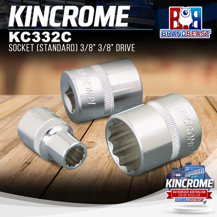 KINCROME KC332C Socket (Standard) 3/8" 3/8" Drive