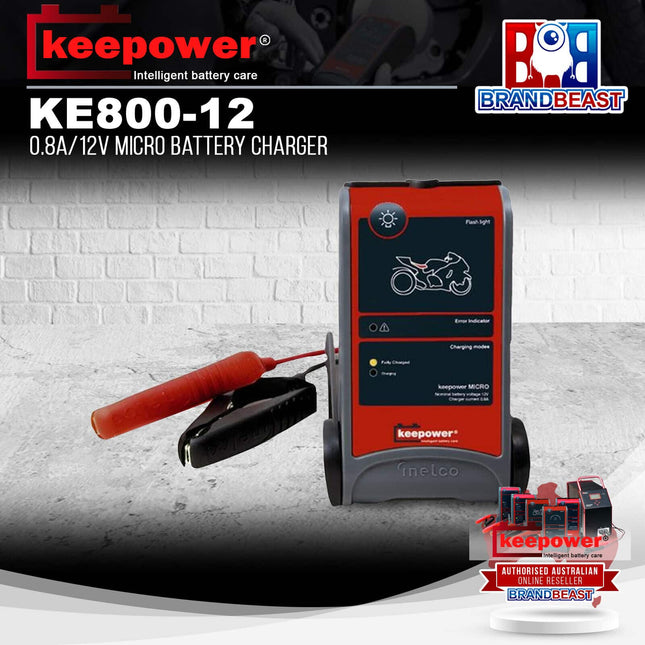 Keepower KE800-12 0.8A/12V Micro Battery Charger