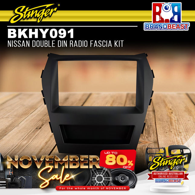 Stinger BKHY091 Hyundai OE Nav Double DIN Radio Fascia Kit