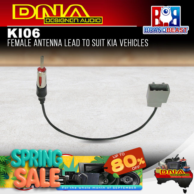 DNA KI-06 Female Antenna Lead To Suit Kia Vehicles