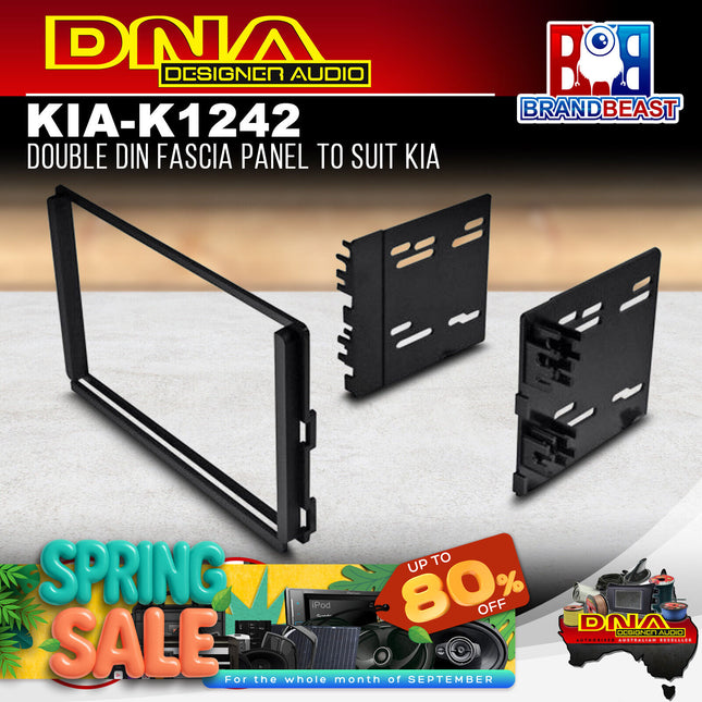 DNA KIA-K1242 Double DIN Fascia Panel to Suit Kia