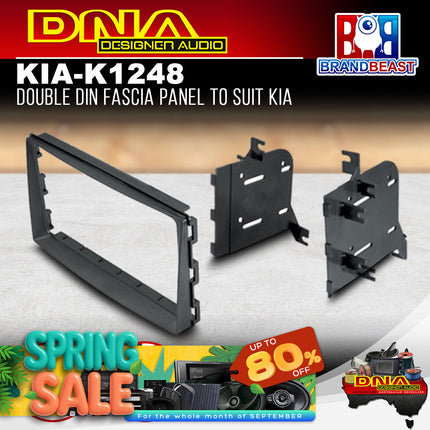 DNA KIA-K1248 Double DIN Fascia Panel to Suit Kia