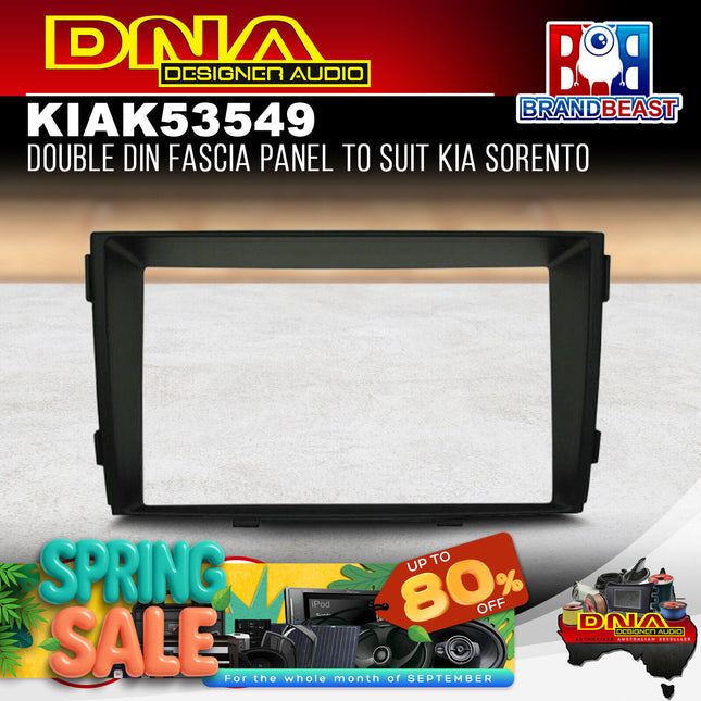 DNA KIA-K53549 Double DIN Fascia Panel to Suit Kia Sorento