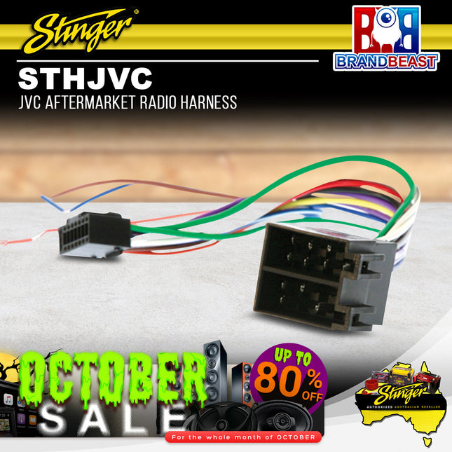 Stinger STHJVC JVC Aftermarket Radio Harness