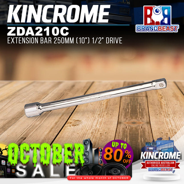 KINCROME ZDA210C Extension Bar 250mm (10") 1/2" Drive