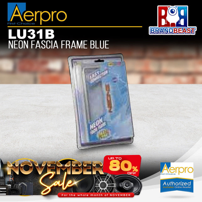 Aerpro Lu31B Neon Facia Frame Blue