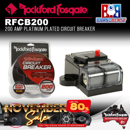 Rockford Fosgate RFCB200 200 Amp Circuit Breaker