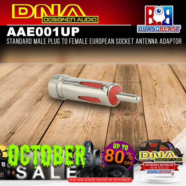 DNA AAE001UP Standard Male Plug To Female European Socket Antenna Adaptor