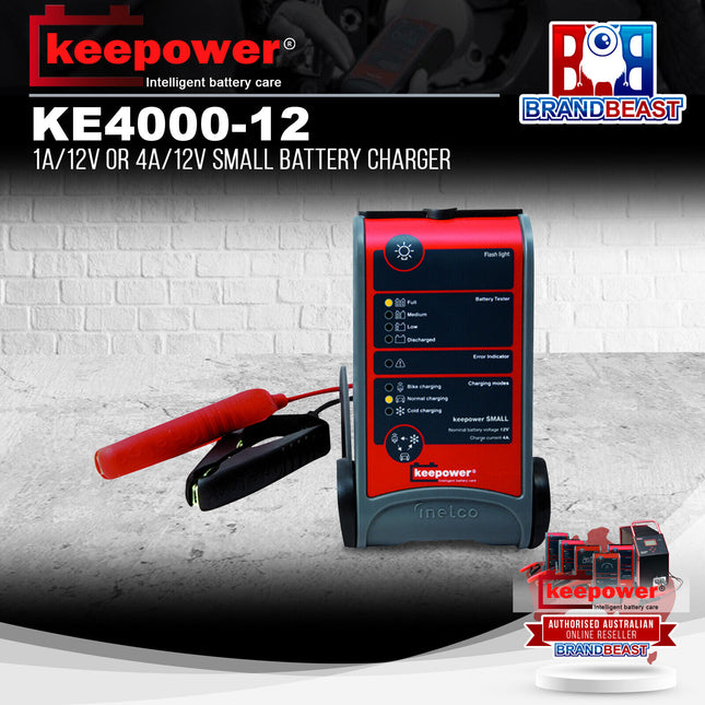 Keepower KE4000/12 Small Battery Charger 12V 4A