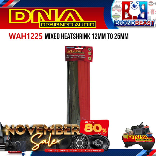 DNA WAH1225 12mm To 25mm Mixed Heatshrink