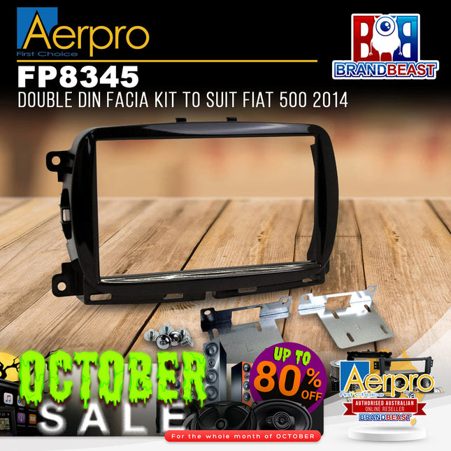 Aerpro FP8345 Double Din Facia Kit to Suit Fiat Fiat 500 2014