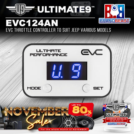 Ultimate9 EVC124AN EVC Throttle Controller Suit Jeep Various Models