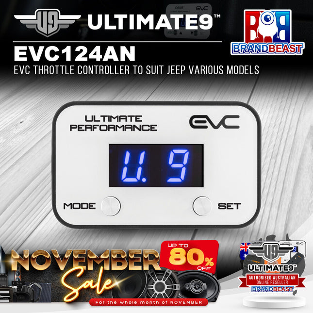Ultimate9 EVC124AN EVC Throttle Controller Suit Jeep Various Models