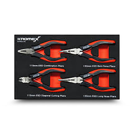 Kromex KTK2110 ESD Mini Plier Set 4 Piece