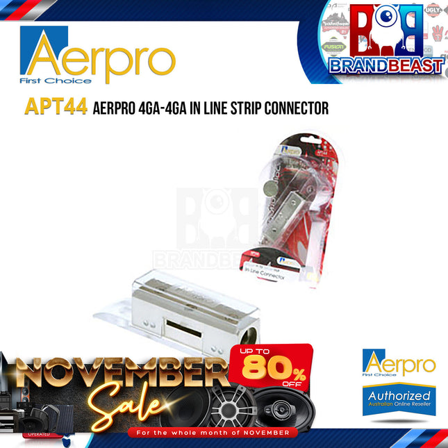 Aerpro APT44 4GA to 4GA In Line Strip Connector