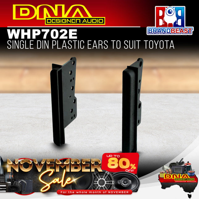 DNA WHP702E Double DIN Plastic Ears To Suit Toyota - 1 Pair
