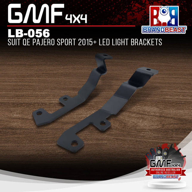 GMF4x4 LB-056 LED Light Brackets To Suit QE Pajero Sport & MR Triton 2015+