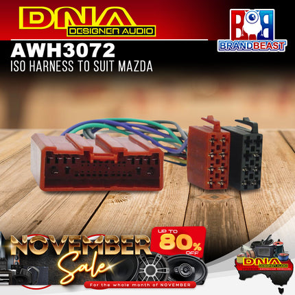 DNA AWH3072 ISO Harness to Suit Mazda