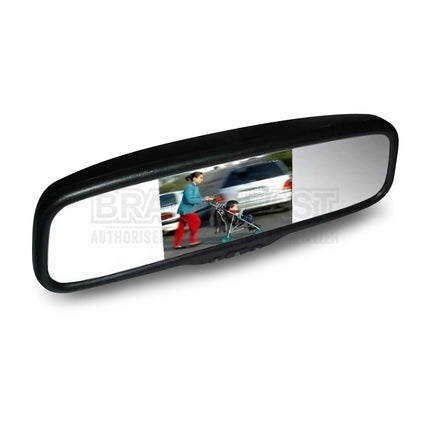 Mongoose LCD50C | 5" Clip-On Mirror Monitor - Reversing Camera