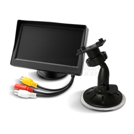 Mongoose LCD50PW 5" Monitor - 2 Camera Input Dashboard Display