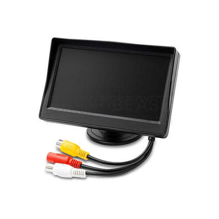 Mongoose LCD50PW 5" Monitor - 2 Camera Input Dashboard Display