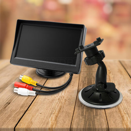 Mongoose LCD50PW 5" Monitor - 2 Camera Input Dashboard Display