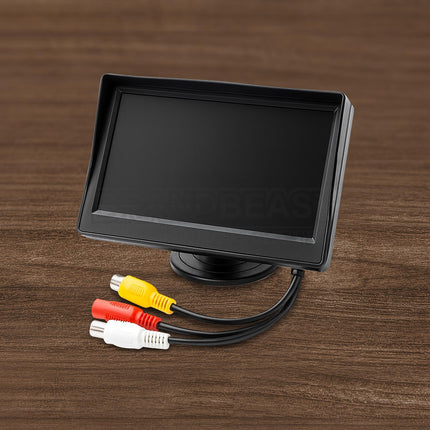 Mongoose LCD50PW 5" Monitor - 2 Camera Input Dashboard Display