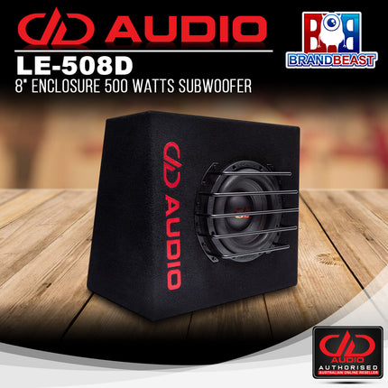 DD Audio LE-508D-D2 8" Enclosure 500 Watts Subwoofer