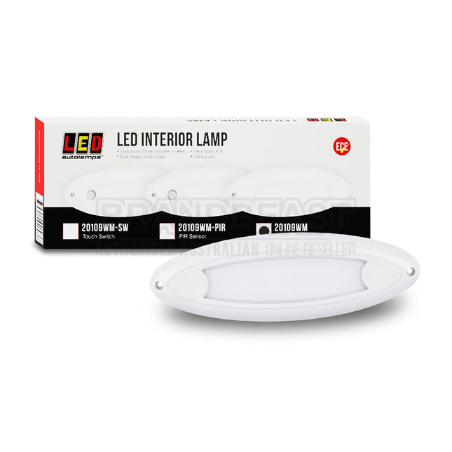 LED Autolamps 20109WM Large Oval Interior/Exterior Lamp