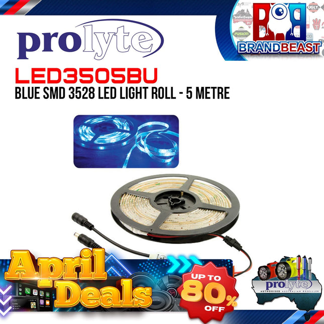 Prolyte LED3505BU Blue SMD 3528 LED Light Roll 5 Metre