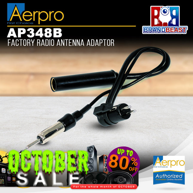 Aerpro AP348B Factory Radio Antenna Adaptor to Suit Nissan Vehicles