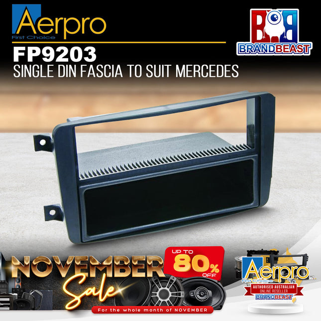 Aerpro FP9203 Single DIN Facia Kit to Suit Mercedes C-Class/CLK