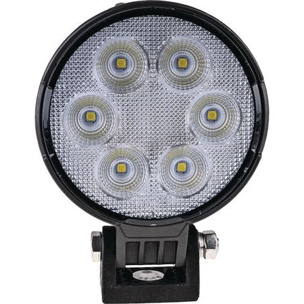 OEX LLX08303 6LED Work Light Nylon Housing Round