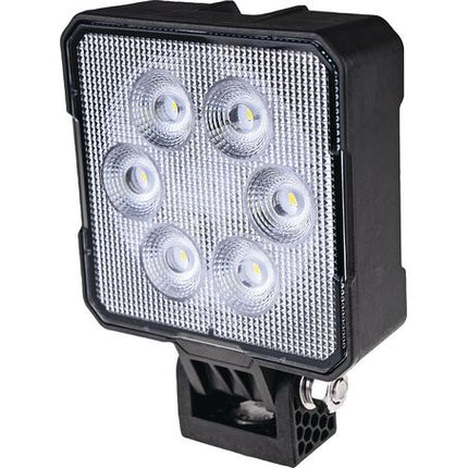 OEX LLX08304 6LED Work Light Nylon Housing Square