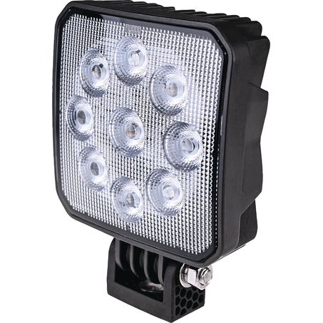 OEX LLX08305 9LED Work Light Nylon Housing Square