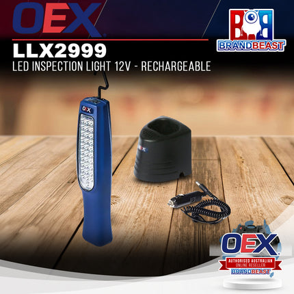 OEX LLX2999 LED Inspection Light 12V Rechargeable