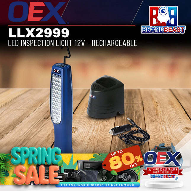 OEX LLX2999 LED Inspection Light 12V Rechargeable