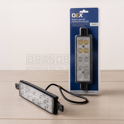 OEX LLX33043 LED Bull Bar Combination Lamp 12V/24V Front Indicator Park Light & DRL