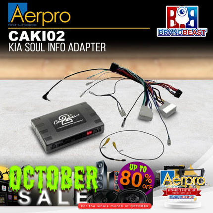 Aerpro CAKI02 AV Infodaptor Suit Kia Soul PS 2015-ON