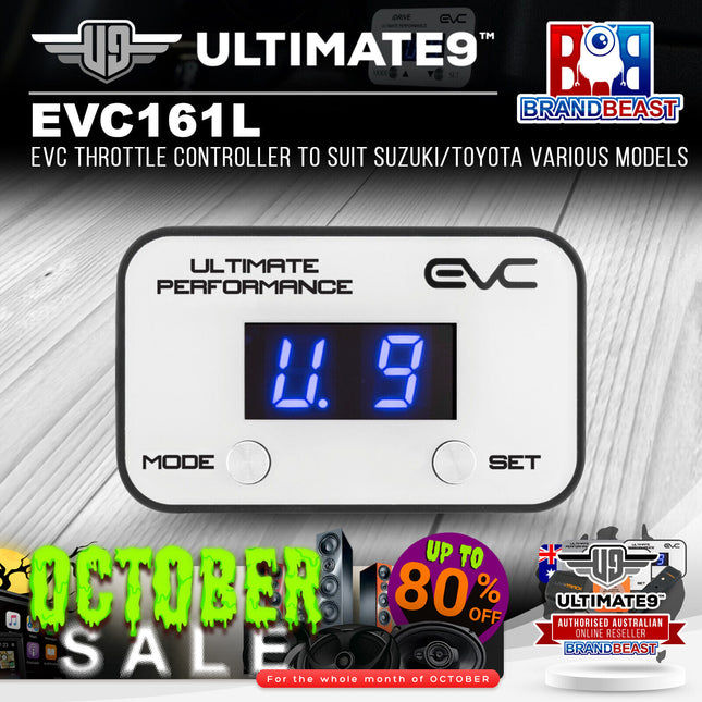 Ultimate9 EVC161L EVC Throttle Controller to Suit Suzuki/Toyota Various Models
