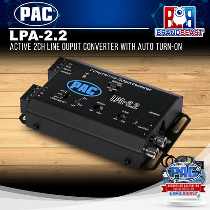 PAC LPA-2.2 Active 2CH Line Ouput Converter With Auto Turn-on