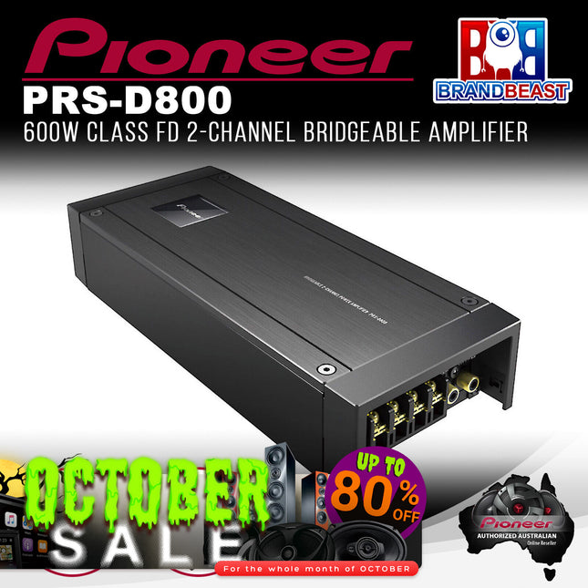 Pioneer PRS-D800 Class FD 2-Channel Bridgeable Amplifier