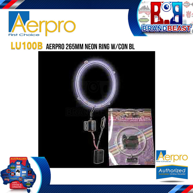 Aerpro LU100B 265mm LED Neon Ring with Con Blue