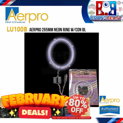 Aerpro LU100B 265mm LED Neon Ring with Con Blue