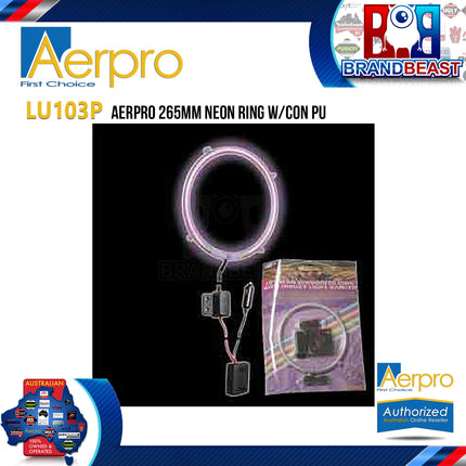 Aerpro LU103P 265mm LED Neon Ring with Con Pink